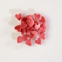 1,5 kg Sugar toppings,  Hearts , red