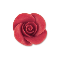 48 pcs Small marzipan roses, red