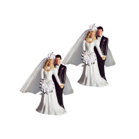 5 pcs Bride and groom, small