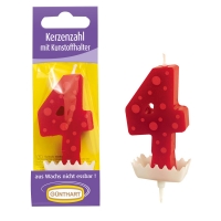 15 pcs Candle figure red  4