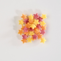 1,4 kg Sugar Sprinkles, stars, colored in plastic bucket