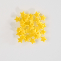 1,4 kg Sugar Sprinkles, stars, yellow in plastic bucket