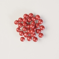 1 pcs Crispy pearls, red