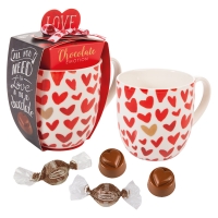 Cup  Love  filled with pralines
