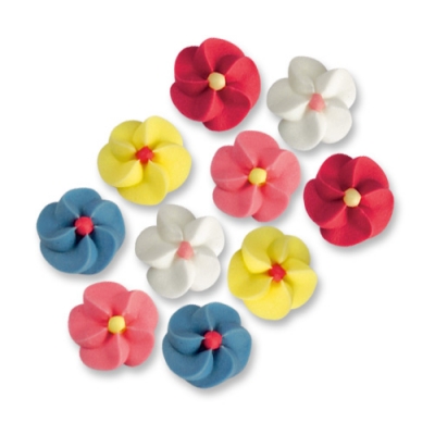 500 pcs Small sugar flowers, assorted 
