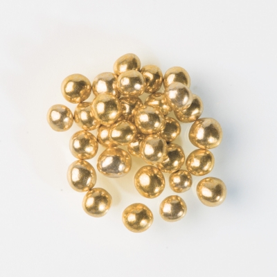1 pcs Golden pearls, soft core 