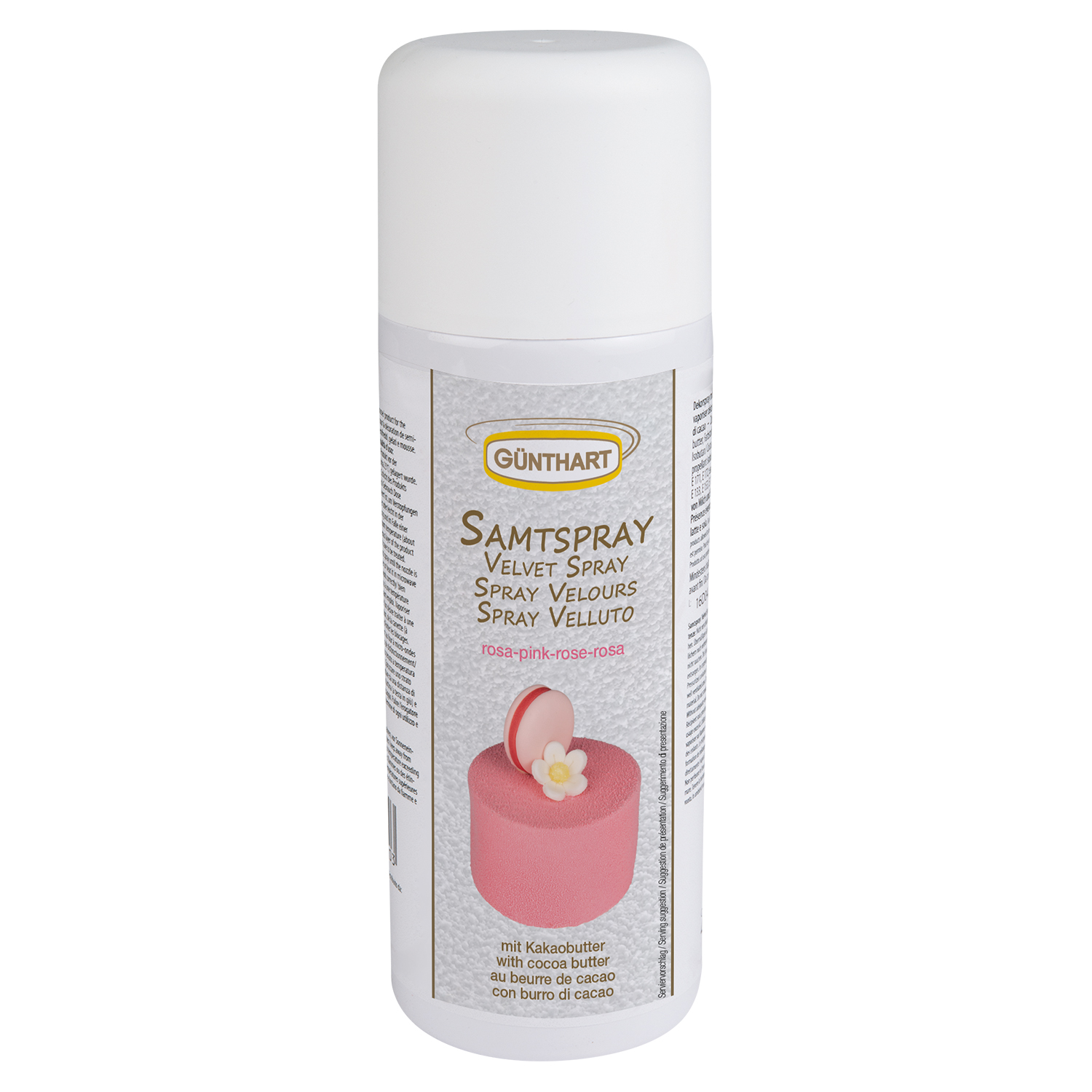 The Guenthart Shop Velvet Spray, pink buy cake decorations online
